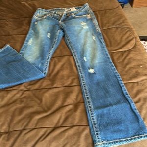 Cruel Girl Tabitha size 9L Distressed Boot cut